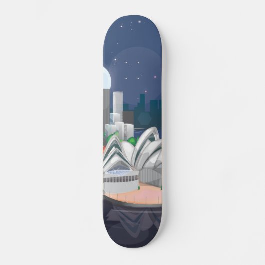 Het Sydney Opera House Skateboard (Voorkant)