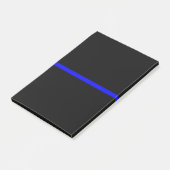 Het symbolische dun blauw lijnconcept post-it® notes (Schuin)