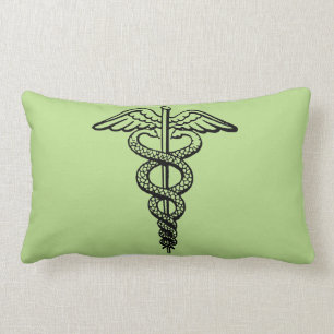 Het symbool Caduceus Kussen