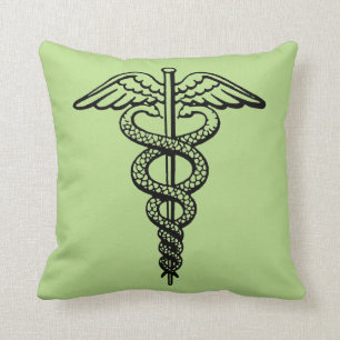 Het symbool Caduceus Kussen