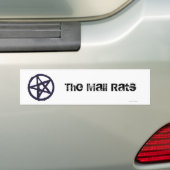 Het symbool Mall Rats Tribe Bumpersticker (Op auto)