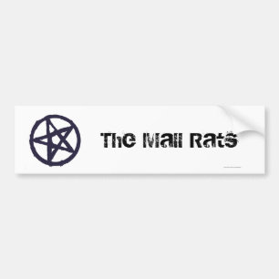 Het symbool Mall Rats Tribe Bumpersticker