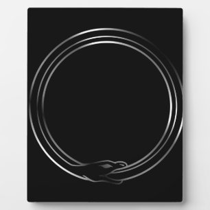 Het symbool van de slang van Ouroboros Fotoplaat