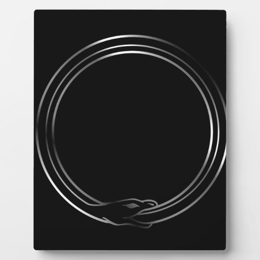 Het symbool van de slang van Ouroboros Fotoplaat (Voorkant)