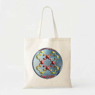 Het symbool van de vreedzame gebaar tote bag