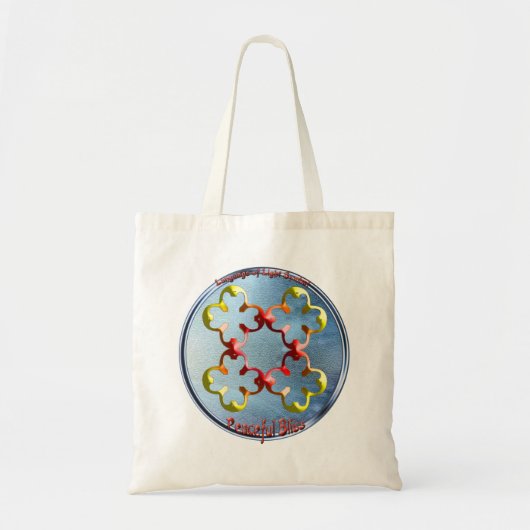 Het symbool van de vreedzame gebaar tote bag (Voorkant)