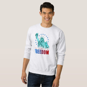 Het symbool van de vrijheid   Mannen overhemd Trui