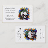 Het symbool van het tattoo van de cartoon van de s visitekaartje (Voorkant / Achterkant)