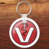 het symbool van het vetlogo_Vector_Clipart vet Sleutelhanger (Voorkant)