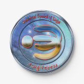 Het symbool van vergeving papieren bordje (Voorkant)