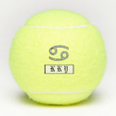 Het Symboolelement van het Zodiac-symbool van de k Tennisballen (Voorkant)