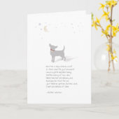 Het sympathie-vrouwelijk-Tussenvoegsel van het Kaart (Gele Bloem)