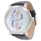 Het synapse en het zenuwimpulscanvas drukken rou a horloge (Gekanteld)