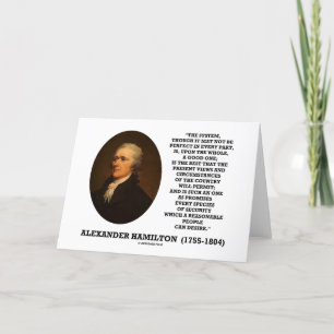 Het Systeem van Hamilton niet om Perfect te zijn Kaart