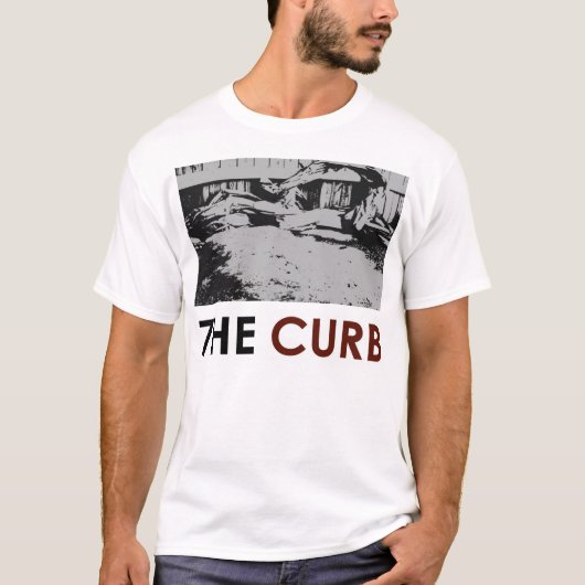 Het T-shirt "Curb 7 dubbelzijdig Logo" (Voorkant)