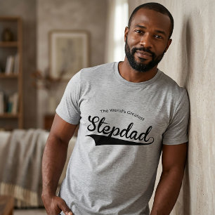 Het T-shirt 'De Beste Stiefvader ter Wereld'