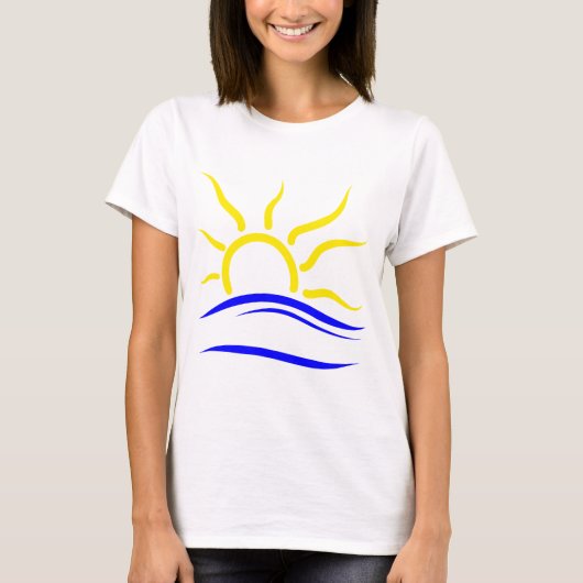 Het T-shirt met het naturistsymbool (Voorkant)