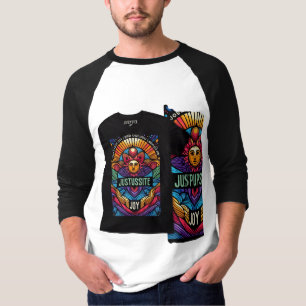Het T-shirt ontwerp heeft de uitdrukking "Juxtapos