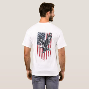 Het T-shirt van de Amerikaanse patriottische Manne