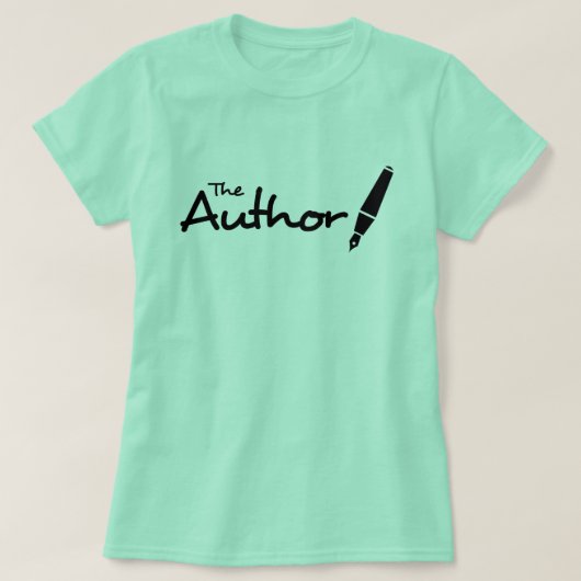 Het T-shirt van de auteur (Design voorkant)