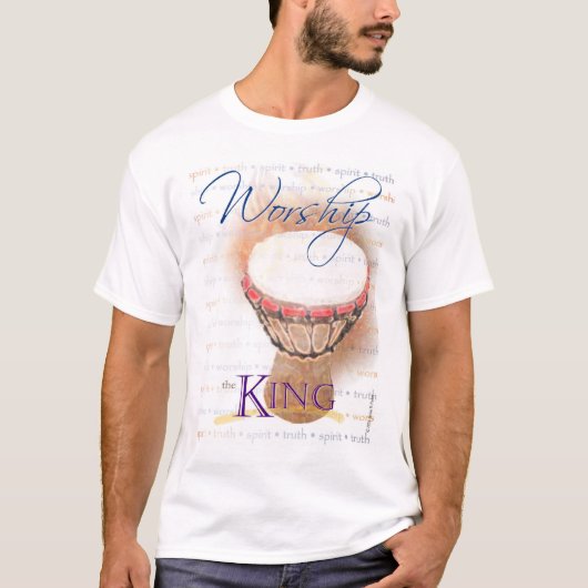 Het t-shirt van de koning (djembe) (Voorkant)