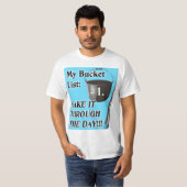 Het T-shirt van de Lijst van de Emmer (Voorkant volledig)