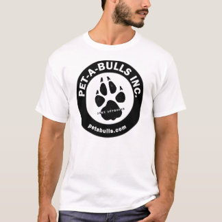 Het T-shirt van de Mannen van de steunen Pet-A-Bul