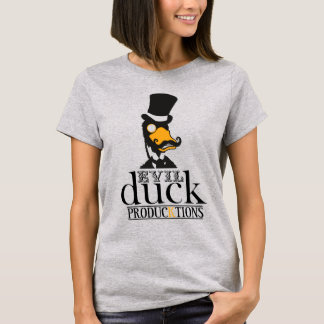 Het t-shirt van de vrouw Evil Duck (hoge logo)
