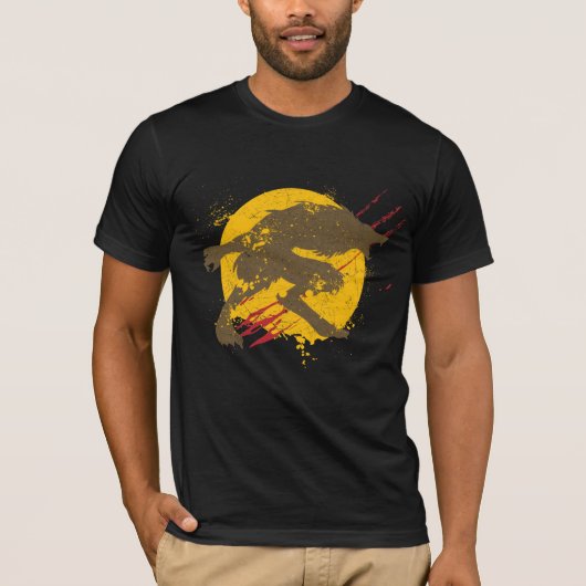 Het T-shirt van de Werewolf (Voorkant)
