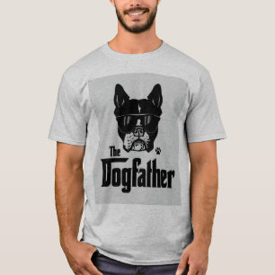 Het T-shirt van DogFather. Cool Dog T-shirt.