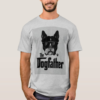 Het T-shirt van DogFather. Cool Dog T-shirt.