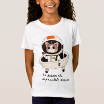 Het T-shirt van dromen astrocat Girl