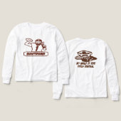 Het T-shirt van het Field General Kind voor een la (Voorkant /achterkant)