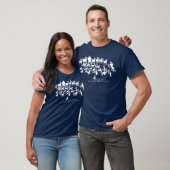 Het T-shirt van het Great Hunt Petroglyph-paneel (Unisex)