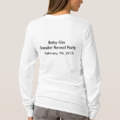 Het T-shirt van het moederschap voor het baby gesl (Achterkant)