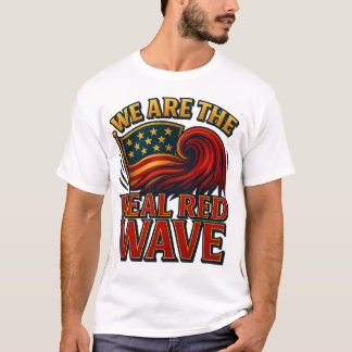 Het T-shirt van Real Red Wave™ Mannen