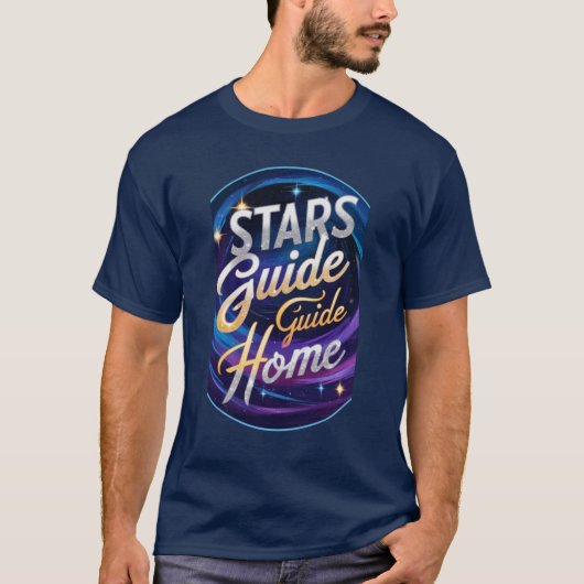Het T-shirt van "Stars Guide Home" (Voorkant)