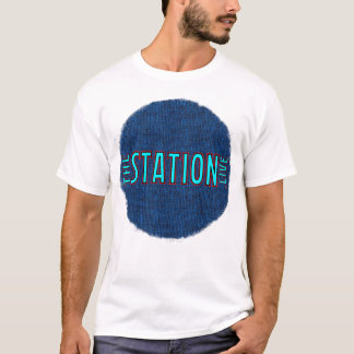 Het T-shirt van Station Blue RT Mannen