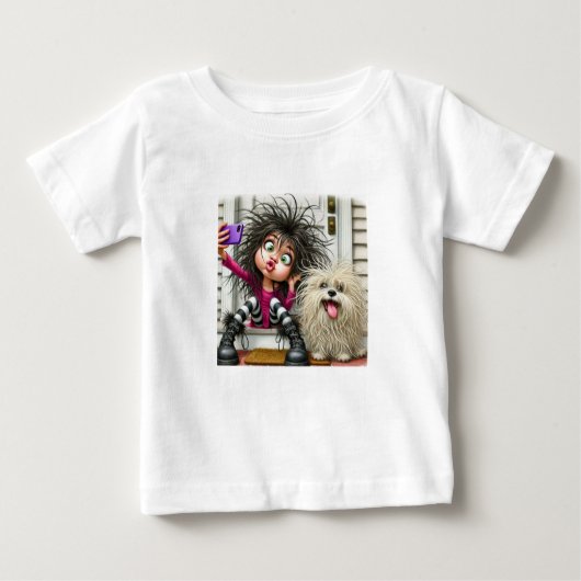 Het T-shirt van Wild Selfie Fun Kind (Voorkant)