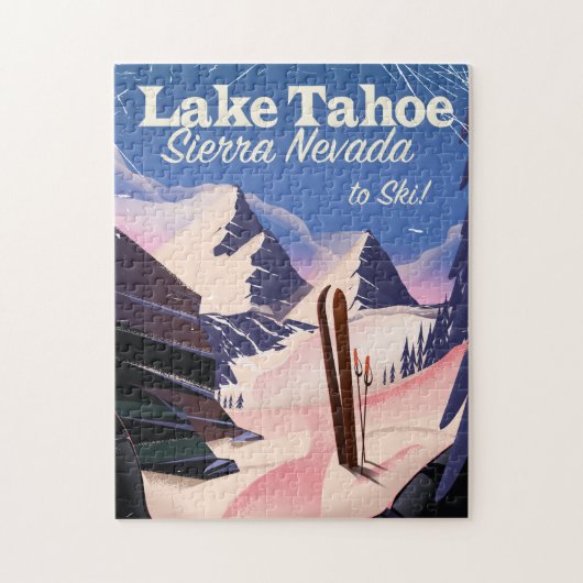 Het Tahoe-sierra nevada poster Legpuzzel (Verticaal)