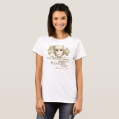 Het Tamen van het Citaat van de Ruwe (Gouden Versi T-shirt (Voorkant volledig)