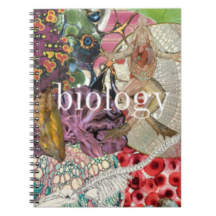Het tapijt van de biologie: een levendige collage notitieboek