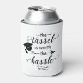 Het tassel is de moeite waard blikjeskoeler (Blikje Voorkant)