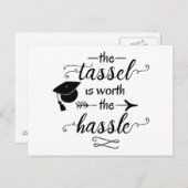 Het tassel is de moeite waard briefkaart (Voorkant / Achterkant)