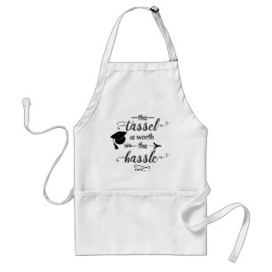 Het tassel is de moeite waard standaard schort