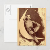 Het tatoeëerde Man in de maan Briefkaart (Voorkant / Achterkant)