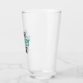 Het te Peopley buiten Introvert Pap Birthday Gag Glas (Links)