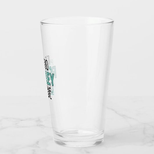 Het te Peopley buiten Introvert Pap Birthday Gag Glas (Links)