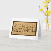 Het Team 1913 van Philadelphia Phillies Kaart (Gele Bloem)