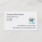 Het team van de de Professionele Dienst van de sto Visitekaartje (Achterkant)